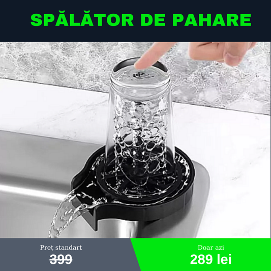 Spală paharele rapid cu noul Pure Rinse